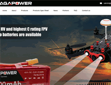 Tablet Screenshot of aga-power.com